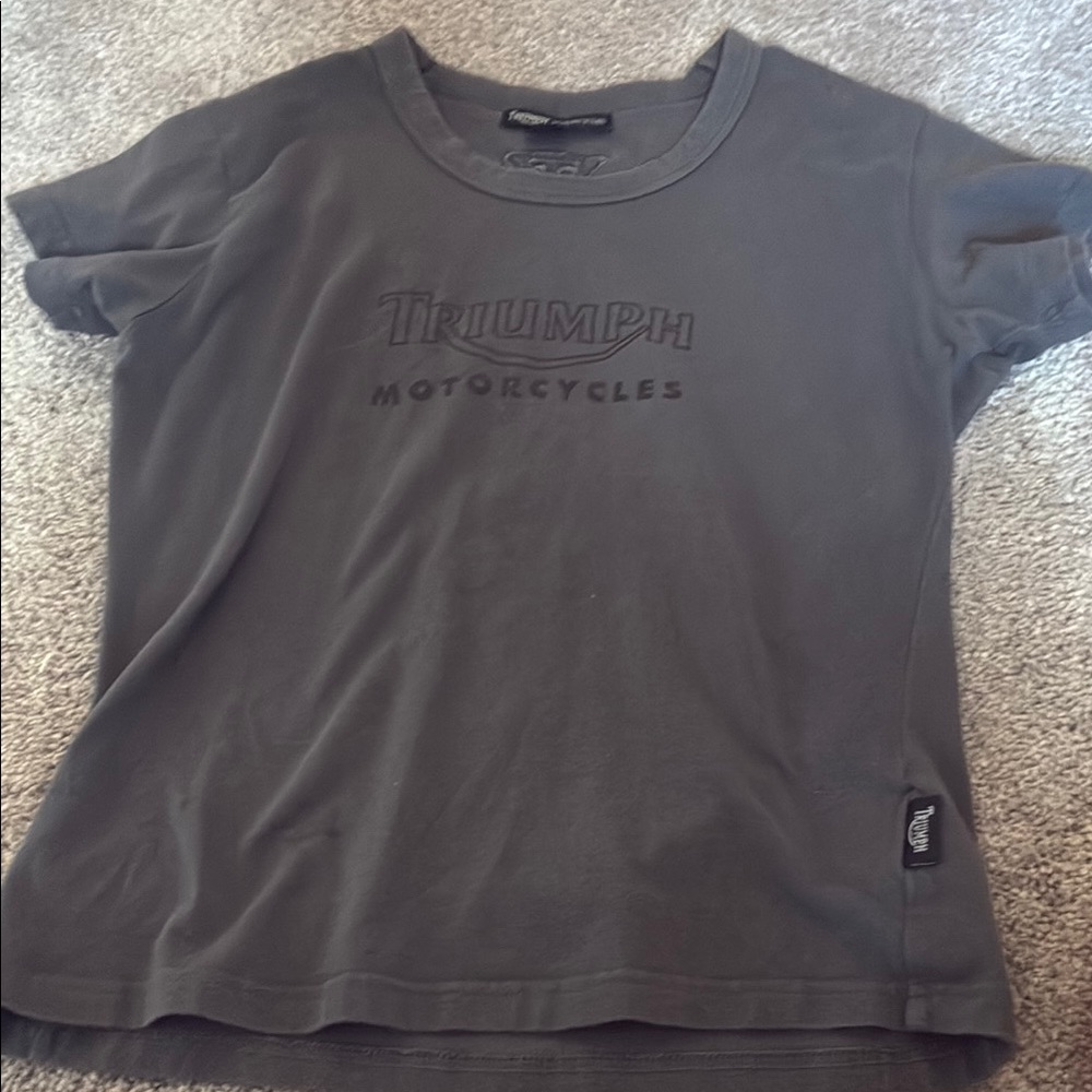 Triumph Gray Short Sleeve Tee